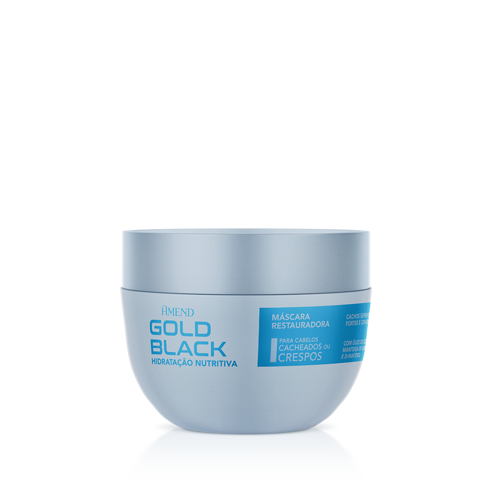 Máscara Restauradora Amend Gold Black Hidratação Nutritiva image number 1